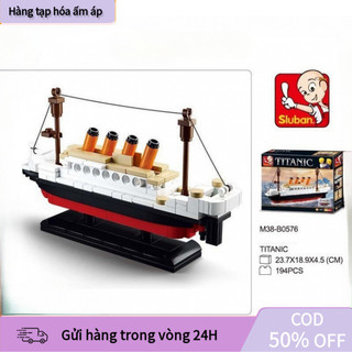[COD] Bộ Lắp Ghép Tàu Titanic Mini – 194 Mảnh Nhỏ, Phù Hợp Làm Quà Tặng & Trang Trí