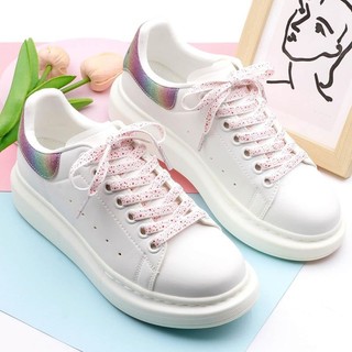 1 Cặp In Dây Giày Đế Bằng 0.8cm Cho Giày Thể Thao, Màu Sắc Đa Dạng