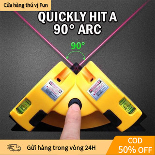 【COD】Thước Laser Góc Vuông Đa Năng – Đo Chính Xác 90 Độ, Máy Chiếu Tia Laze Góc Vuông Dễ Sử Dụng, Gọn Nhẹ