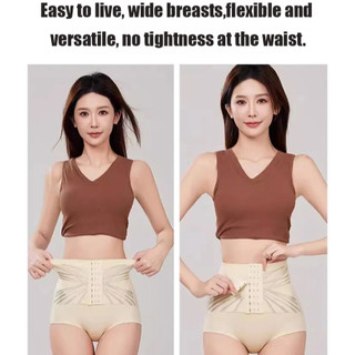 Độ đàn hồi  và độ bao gồm định hình Quần lót Quần lót Đáy quần thoáng khí Thời trang Hàng nút có thể điều chỉnh Phù hợp với cạp cao Quần ôm bụng không đánh dấu