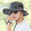 Mũ chống nắng thời trang mùa hè Vành rộng vành,Mũ câu cá chống nắng ngoài trời bằng vải thoáng khí