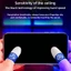 Treeling Bảo vệ ngón tay chơi game dẫn điện liền mạch Bề mặt chống trượt cho súng bắn súng 2x