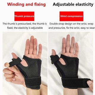 YONDR Tay Ngón Tay Cái Nẹp Cổ Tay, Polyerster Tendinitis Dây Bảo Vệ Cổ Tay, Ngón Tay Cái Cố Định Nẹp Linh Hoạt Thoáng Khí Di Động Co Giãn Bảo Vệ Cổ Tay Cái Không Thoải Mái