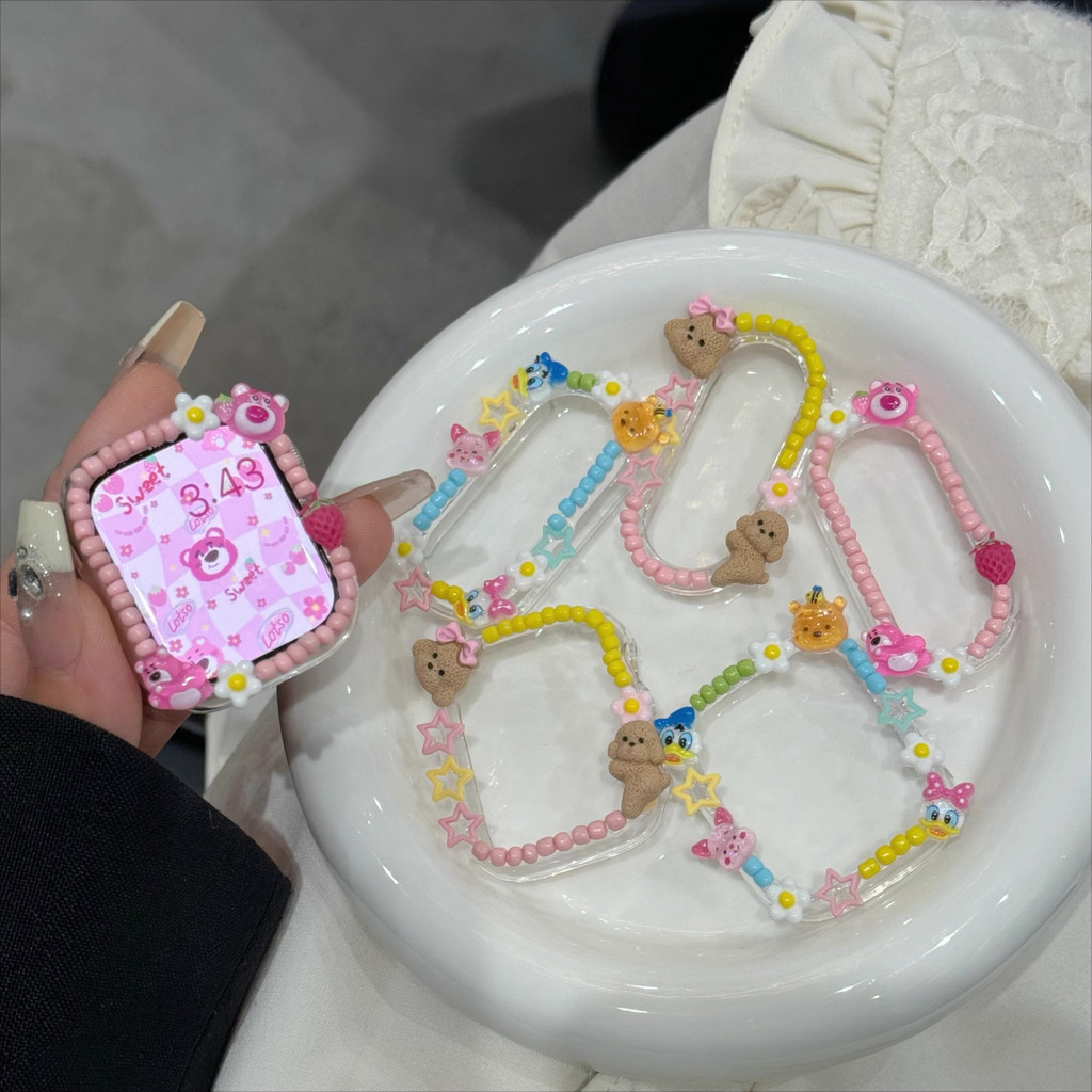 Ốp điện thoại hoạt hình dễ thương S11 cho Apple Watch S10 42 46mm 44 40 45mm 41mm Vỏ bảo vệ iWatch Series SE 6 7 8 9 49mm