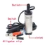 TAYO Bơm điện chìm 12v dc vỏ hợp kim nhôm bơm dầu diesel nhiên liệu 30L/phút-Bơm chìm mini 12v, 24v