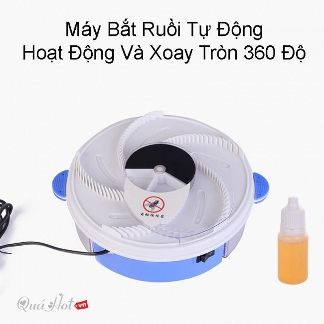 ( Tặng Kèm Mồi ) Máy Bắt Ruồi Tự Động Thông Minh, Dụng Cụ Bắt Ruồi Máy Bắt Ruồi Chạy Điện Không Dùng Hóa Chất BB-443