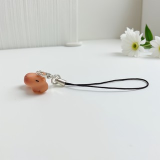 1 Phụ kiện trang trí quyến rũ điện thoại Capybara 3D sáng tạo Thích hợp cho chìa khóa, túi xách và phụ kiện ô tô, túi quyến rũ