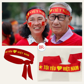 Sỉ 10 Băng Rôn Cổ Vũ "Tôi Yêu Việt Nam" –  Mừng Ngày Quốc Khánh 2/9, Cổ Động Bóng Đá, Vải Phi Bóng In Nét AGFASHION