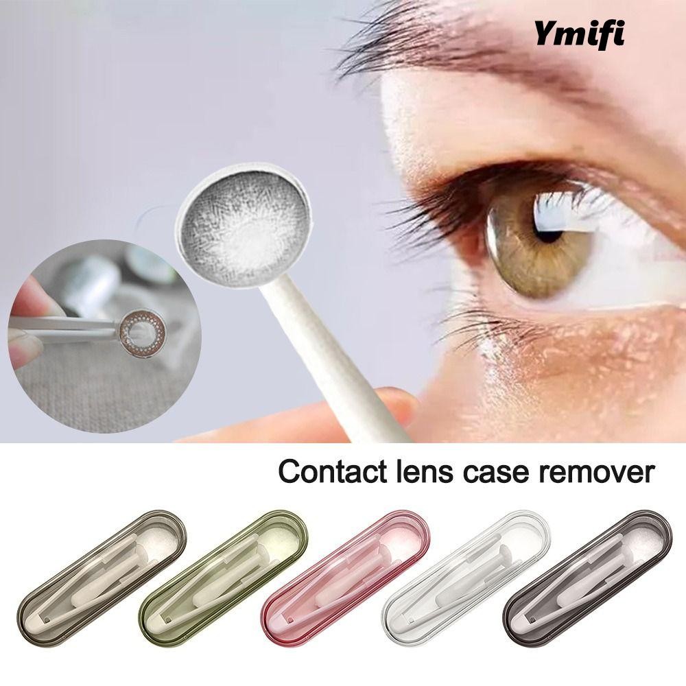 Dụng cụ tháo lắp ống kính tiếp xúc YMIFI, nhíp và hút, phụ kiện chăm sóc mắt, hỗ trợ đeo lens tiện lợi