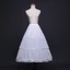 GILL Underskirt Crinoline, Áo Petticoat trắng dài, Áo choàng bóng 3 lỗ