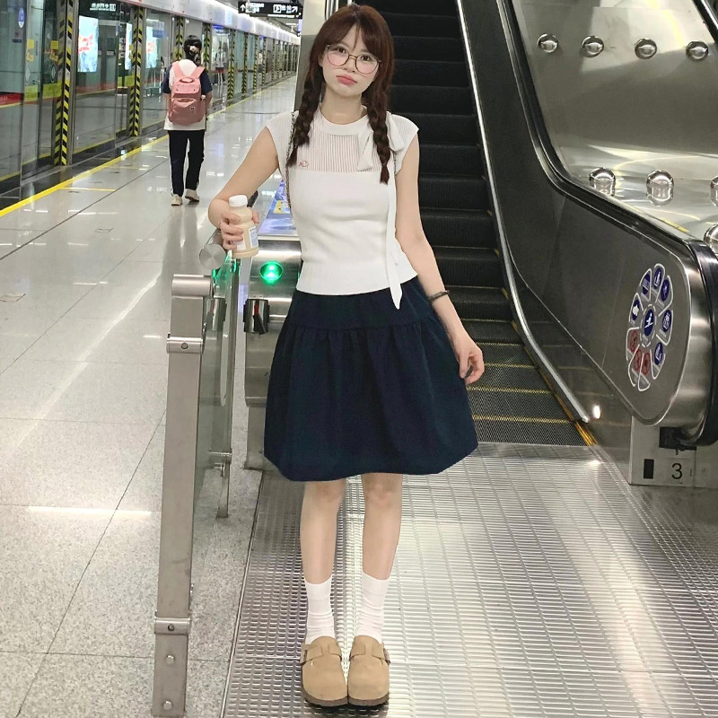 [KH03] Chân váy dài lửng Shoujo Girl, styles shoujo girl Nhật Bản | Khao Boutique