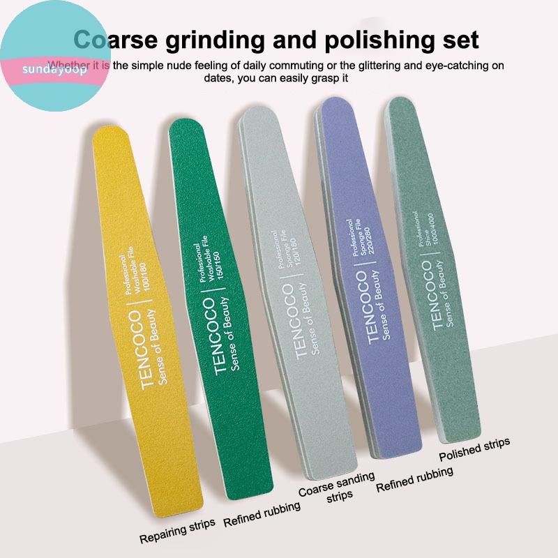Sund Nail File, Nail Sand Strip, Dải Chà Đặc Biệt Cho Làm Móng Tay, Đánh Bóng Và Đánh Bóng, Sponge Tumble Strip Tool VN
