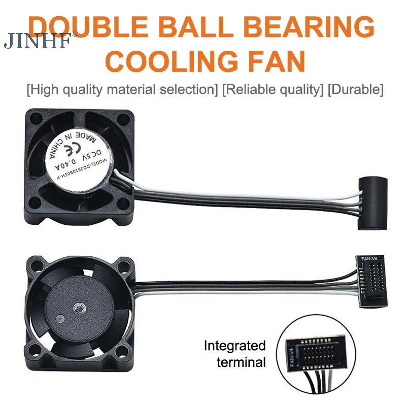 Quạt JINHF 2510 Cho Bambu Lab X1 / P1 Quạt Làm Mát Hotend Có Cáp Quạt Làm Mát Nhanh Cho Bambu X1C P1S P1P Phụ Kiện Máy In 3D HOT