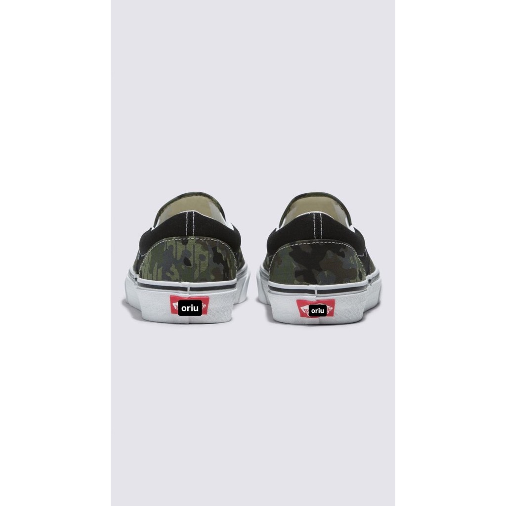 Giày slip on COLOURRAIN CAMO GREEN/MULTI