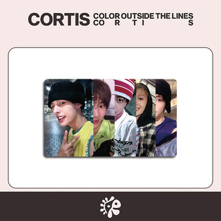 GC9 5 Cái / bộ CORTIS LOMO Thẻ Album Mini MÀU NGOÀI CÁC DÒNG Bưu Thiếp Bộ Sưu Tập Ngôi Sao Ngoại Vi CG9