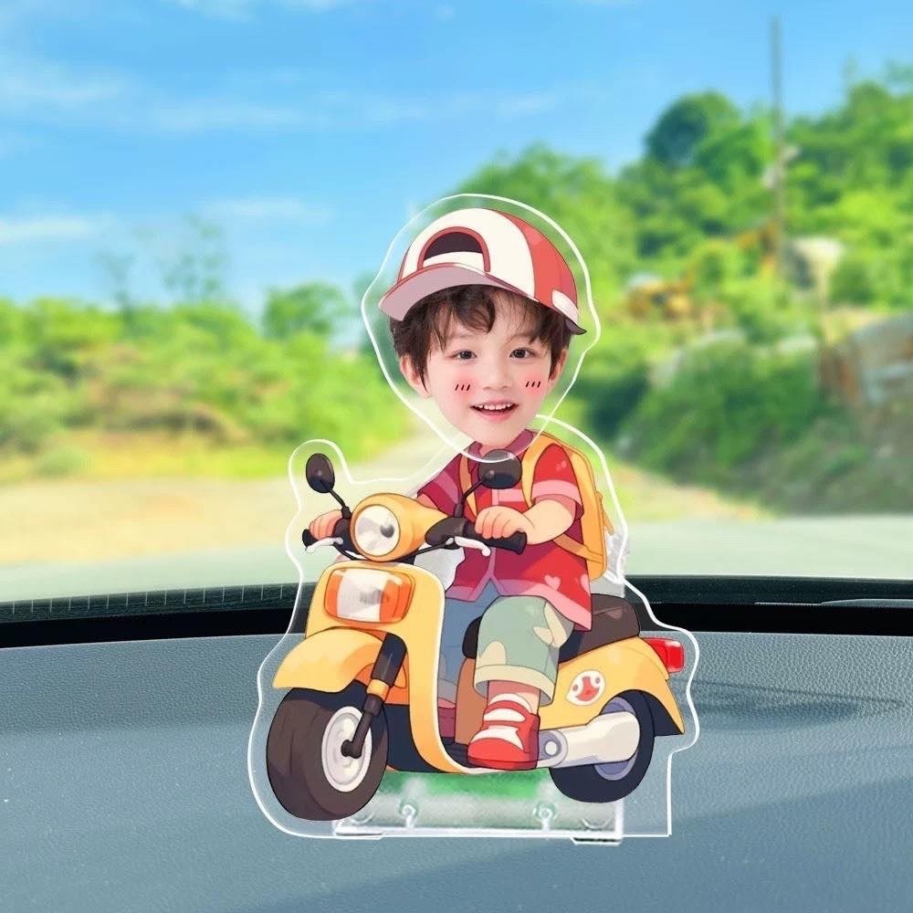 Stande lắc đầu in Uv giá rẻ, trang trí ô tô, bàn làm việc  - Xưởng quà tặng Sango