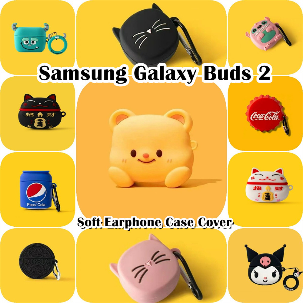 [Ngôi sao tương lai] Dành cho Ốp lưng Samsung Galaxy Buds 2 Vỏ tai nghe silicon mềm tạo kiểu hoạt hình Anime
