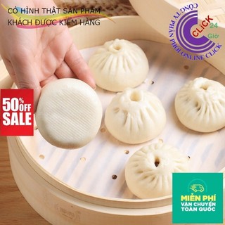 [XẢ] Combo 100 tờ giấy nến tròn đục lỗ dùng cho nồi chiên không dầu ⌛ Hoa Mười Giờ Bonsai & Phụ Kiện