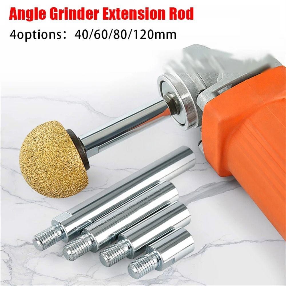 NORDICLIFE 1 Thanh Nối Dài, Phụ Kiện Đánh Bóng M10 Ren Máy Mài Góc Adapter Rod, Dành Cho Model 100 125 Máy Mài Góc 40 / 60 / 80 / 140mm Trục Mài Kết Nối Thanh Kết Nối