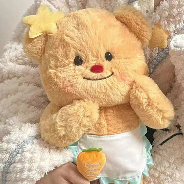 Gấu Bông Con Vịt Gấu Bơ Thú Nhồi Bông Gấu Bông To Gối Con Vịt Nằm Thú Nhồi Bông