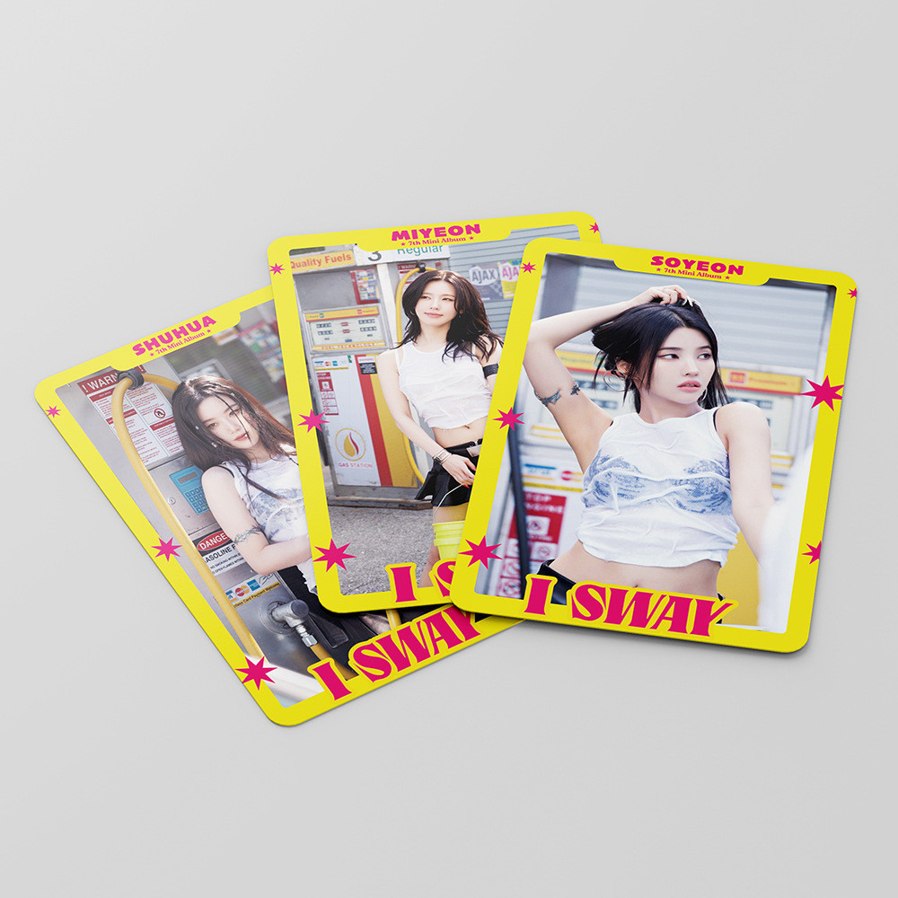 Linxx 55 Chiếc (G) I-DLE I SWAY Album Lomo Card Kpop Photocards Bưu Thiếp Series