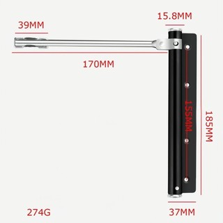 Phụ tùng bản lề cửa tự động có thể điều chỉnh - Bản Lề Cửa Đóng Tự Động, Tay Đẩy Cửa Dành Cho Cửa Gỗ, Nhôm SUNND