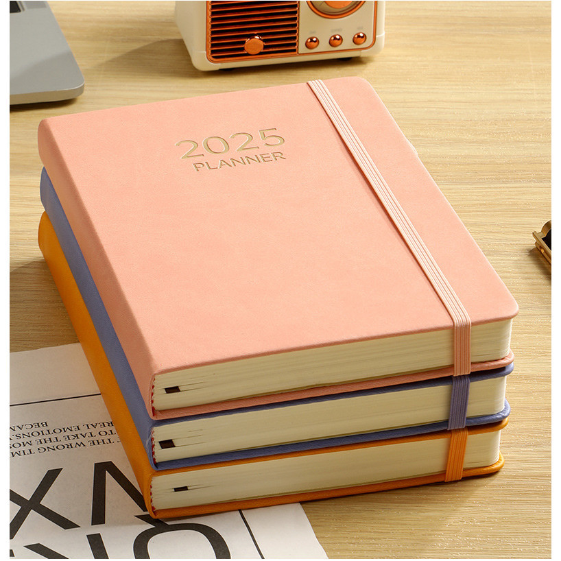 2025 / 2026 A5 Tiếng Anh Đàn Hồi Ban Nhạc Notebook Dây Đeo Sách Notepad Lịch Sketchbook Văn Phòng Ghi Chú Sách Giải Phóng Mặt Bằng Dự Thảo Sách