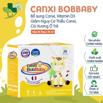 Siro canxi cho bé Canxi BobBaby Dân Khang tăng chiều cao phát triển xương cho bé từ 6 tháng tuổi