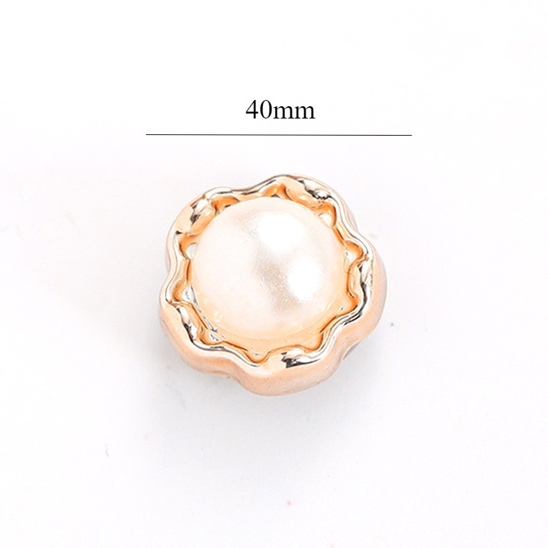 [Yunyuan] Quần áo Hồi giáo nơ hồng Khóa chống lộ nam châm Khóa từ tính Nút ngọc trai không có đinh Không may Trang trí có thể tháo rời