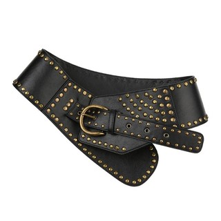 Calico Punk Đinh Tán Đính Thắt Lưng Nam Nữ Corset Thắt Lưng Phù Hợp Với Quần Jean Dây Thắt Lưng