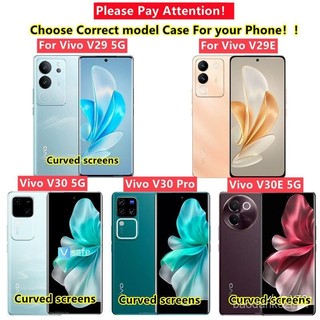 Vivo V30 v30e V27 V25 Pro v27e y27s vỏ Vivo V29 y36 Y27 V23 5g Vỏ chống sốc vỏ điện thoại cứng mờ với vỏ bảo vệ ống kính máy ảnh chống vân tay điện thoại nhiều màu