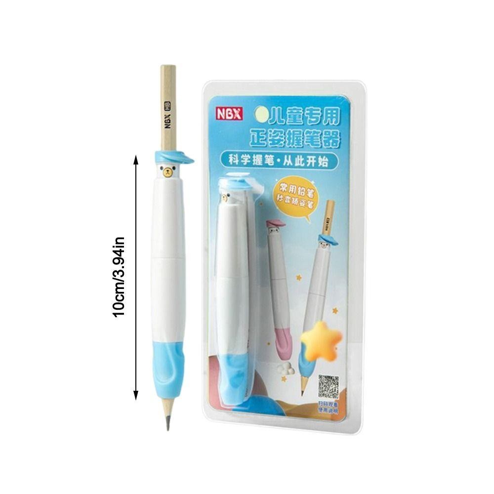 TUYỆT VỜI Hỗ Trợ Grip Corrector, Viết Huấn Luyện Chỉnh Sửa Tư Thế Di Động Bút Chì Cầm Huấn Luyện, Bút Chì Đa Năng Chống Trơn Trượt Trẻ Em Viết Tư Thế Bút Học Sinh