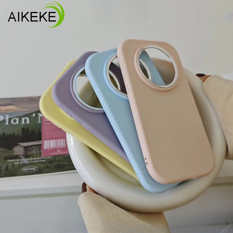 Tương thích cho Samsung Galaxy S24 S23 S22 Plus S24 + S23 + S22 + S23 FE Note 20 Ultra Cover Macaron Girl Camera Ốp Lưng Chất Lỏng Mềm Có Túi Khí Vỏ Điện Thoại Chống Sốc