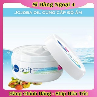 [auth] Kem dưỡng da Nivea Soft 200ml dưỡng ẩm chống nẻ chống khô mốc- Nội địa Đức Đủ Bill [Hot]