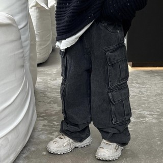 [DOUDOU KID] QJ01 Quần Jean Túi Hộp 4 Túi Bé Trai 11-36kg,Chất Jean Mềm Dày Dặn Phong Cách (Form To Lấy Đúng Size)