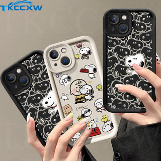 Ốp điện thoại hình chú chó Snoopy được sơn sáng tạo Tương thích cho Samsung Galaxy A73 A71 A55 A54 A53 A52 A52S A51 A35 A34 A33 A31 Phổ biến Ốp mềm chống rơi silicon mờ mới nhất