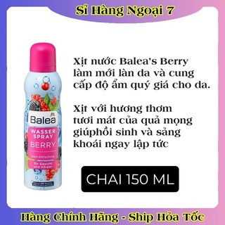 [auth] XỊT KHOÁNG BALEA  AQUA 150ML -NỘI ĐỊA ĐỨC ĐỦ BILL [Hot] .