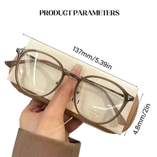 Kính lọc ánh sáng xanh cổ điển Khung siêu nhẹ trong suốt Chống mỏi mắt Kính mắt UV Glare