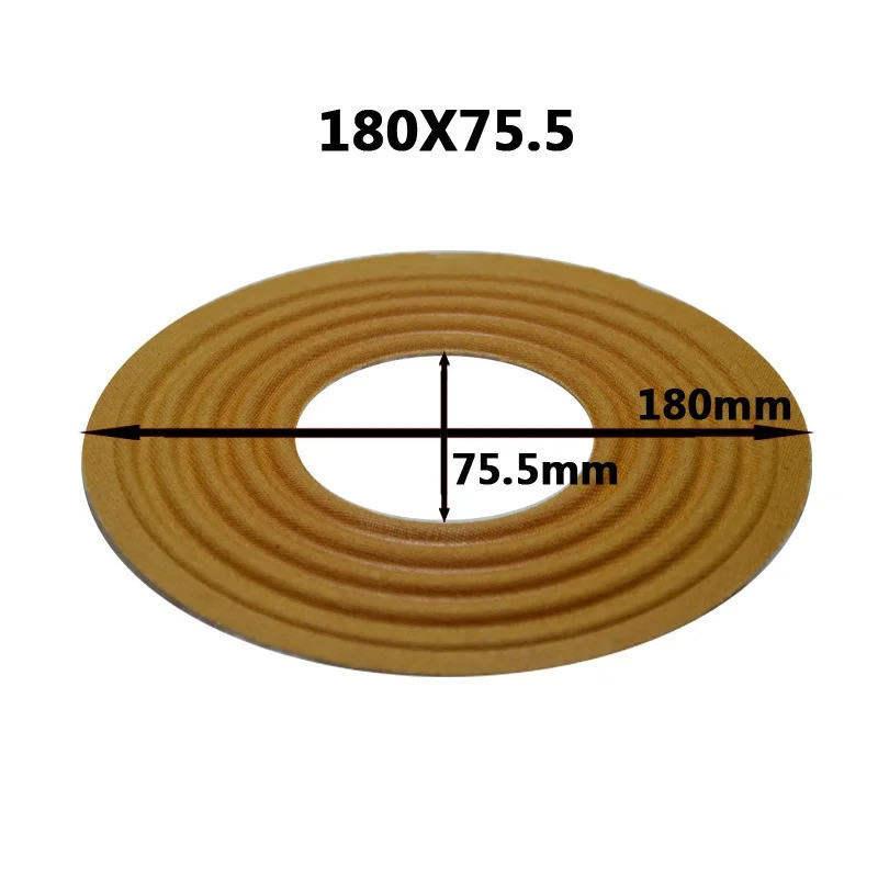 1 Cái 49.5 / 51.5 / 65.5 / 75.5 / 100mm Core OD180mm Đàn Hồi Sóng Loa Siêu Trầm Loa Bass Sửa Chữa Nhện Giảm Chấn