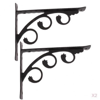 4 x Giá đỡ treo tường hình chữ L Châu Âu Giá đỡ treo kim loại 4 chiếc