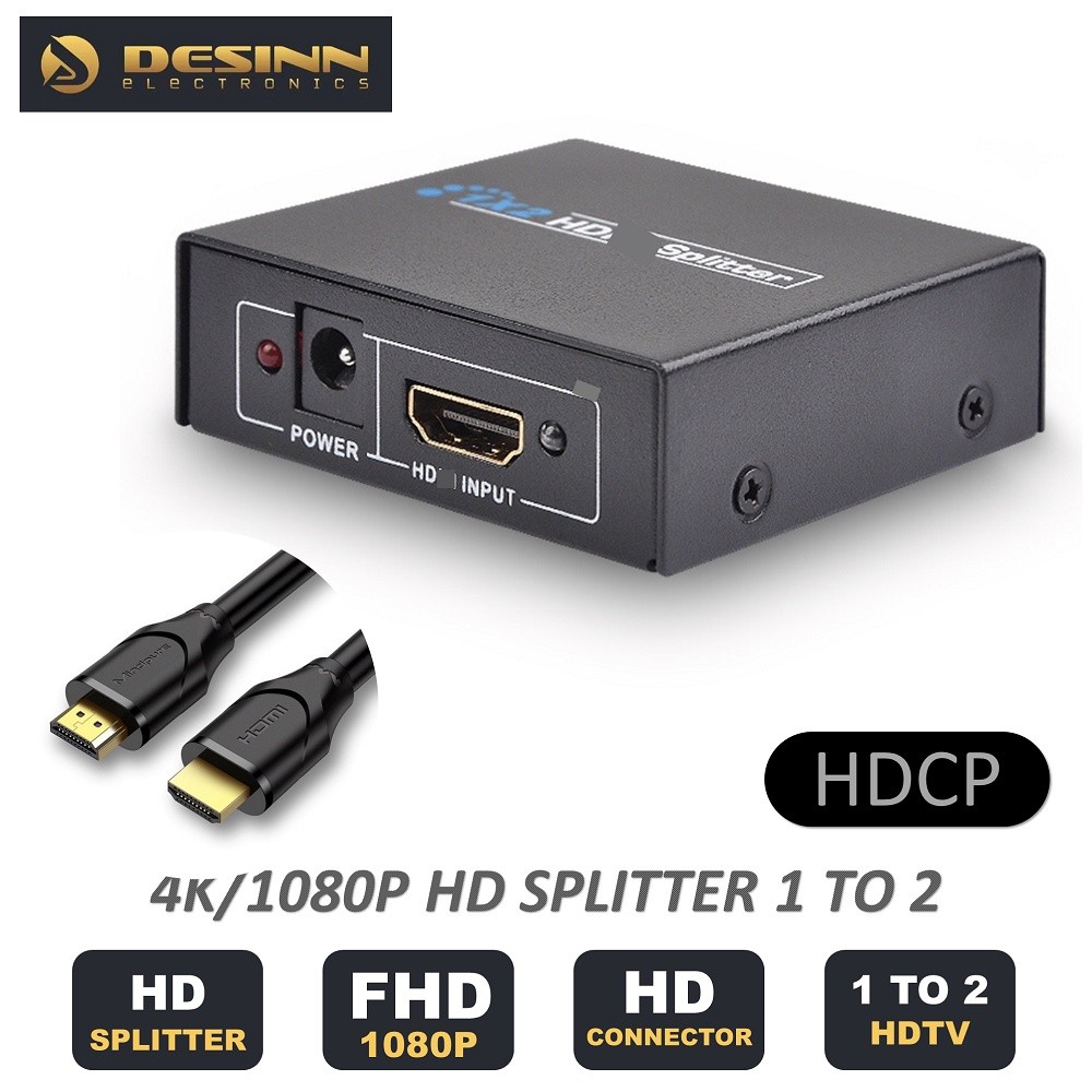 4k / 1080P HDCP HD Splitter 1 trong 2 Ra cho Astro HDTV Duplicate ...