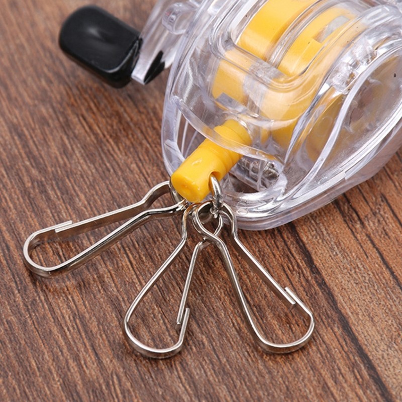 Móc khóa Mon Fishing Reel có dây co giãn, phù hợp cho kính thiên văn và nhiều mục đích khác