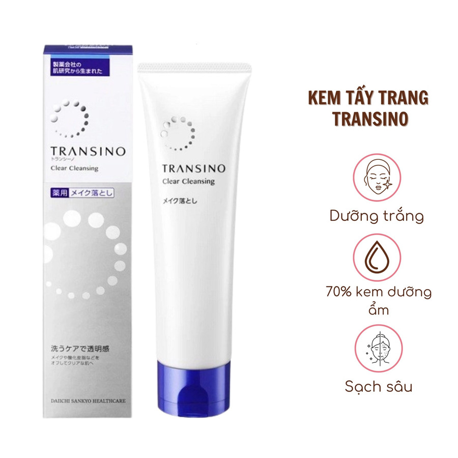 Kem tẩy trang Transino Clear Cleansing 120g sạch dầu nhờn