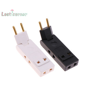 [Lostcorner] Bộ chuyển đổi nguồn di động 4 trong 1 Mở rộng ổ cắm tường EU Ổ cắm 180 độ Bộ chuyển đổi phích cắm Canada Mexico Du lịch Aadapter [Mới]