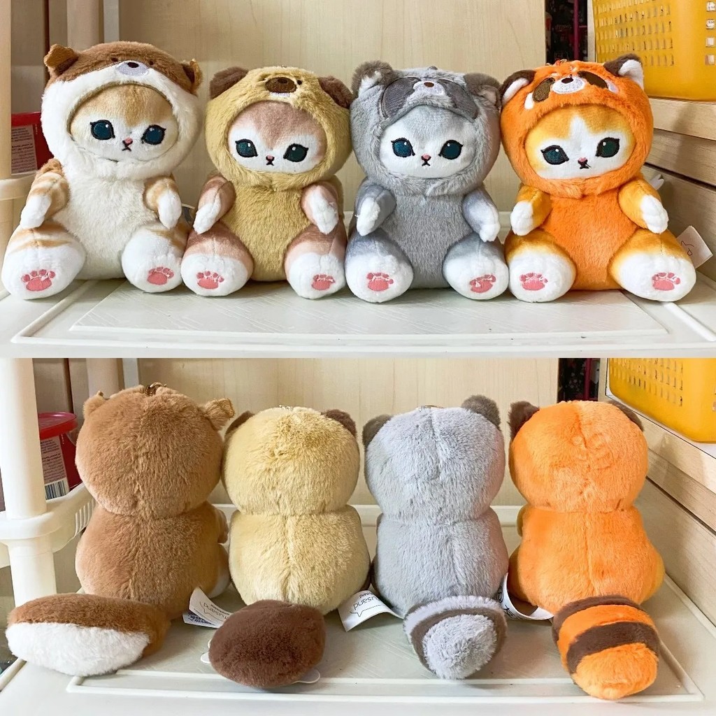Mofusand Mèo Búp Bê Dễ Thương Kawaii Móc Khóa Mặt Dây Chuyền Mô Hình Bộ Sưu Tập Để Bàn Trang Trí Đồ Chơi Bé Gái Búp Bê Sinh Nhật