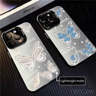 Ốp In Hình Retro Fantasy Xanh Trắng Bướm Dành Cho Redmi K70 K60 K50 K40 K30 Pro Ultra Gaming K70E13C 12C 10C 9C 12 10 A1 A2 Vỏ Bảo Vệ Bạc Màu Mờ