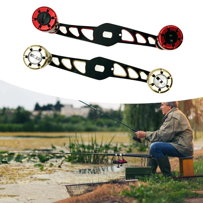 Mon Baitcasting Trolling Cuộn Tay Cầm Rocker Hợp Kim Nhôm Cuộn Câu Tay Cầm Giọt Nước Cuộn Tay Cầm Dễ Dàng Lắp Đặt
