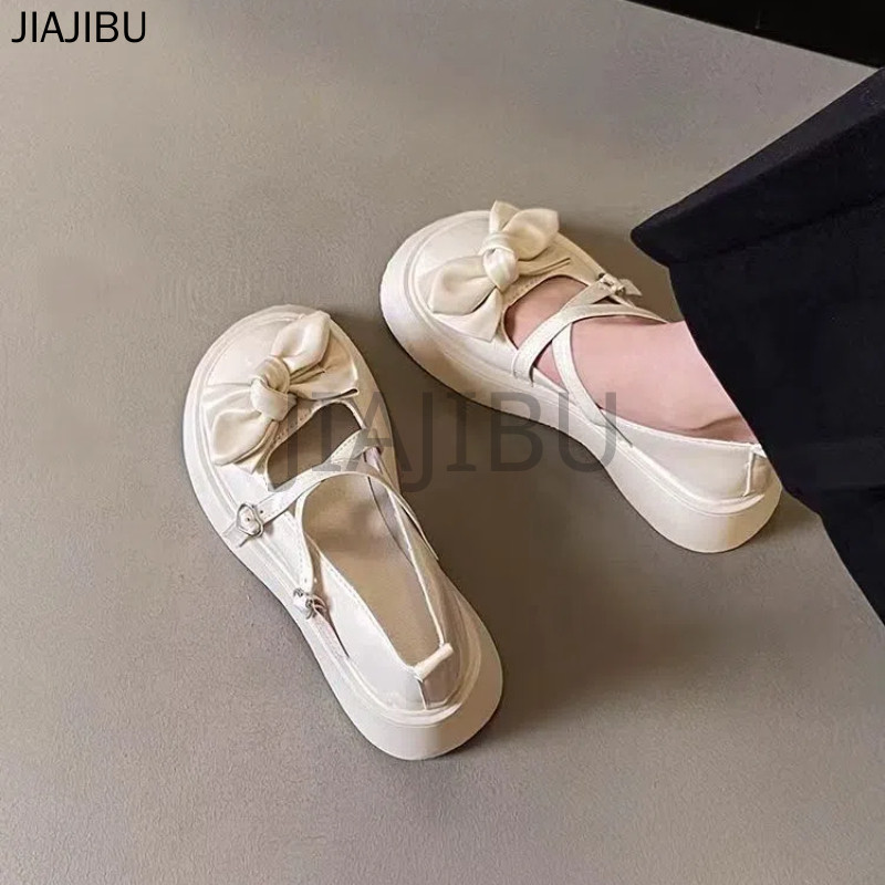 Size 34-46 Giày Nữ Cỡ Lớn 45 Giày Da Nơ Màu Be Phong Cách Anh Quốc 44 Korean Fashion Platform Mary Jane Shoes 43 Giày Búp Bê Khóa Tình Yêu Mũi Tròn Chống Trượt 42 Giày Ngón Chân Cái French Princess Style Cosplay Doll Shoes Giày Đi Học Màu Đen Giày Lolita