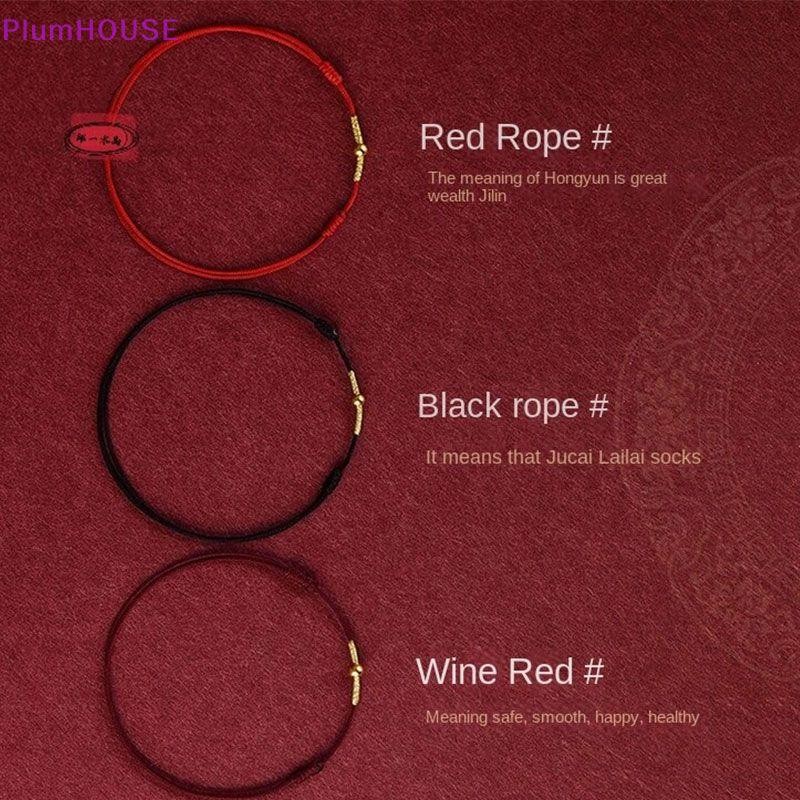 Plumhouse Thời Trang Handmade Vòng Tay Dây Đỏ Vòng Tay May Mắn Nam Nữ Vòng Tay Tốt Nhất Vòng Chân VN