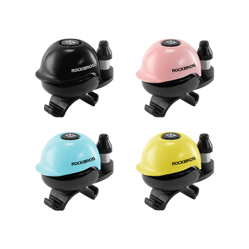 Rockbros Chuông Xe Đạp Leo Núi Xe Đạp Đường Bộ Đồng Sừng Cảnh Báo Đi Mũ Bảo Hiểm Mũ Nhỏ Tạo Kiểu Chuông Đa Năng